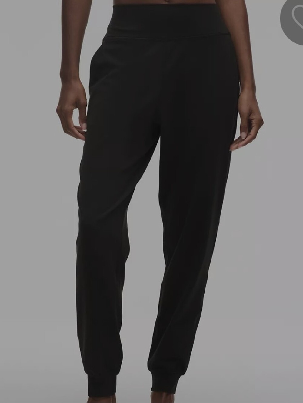 Black Jogger Leggings Size 6 - Picture 4 of 15